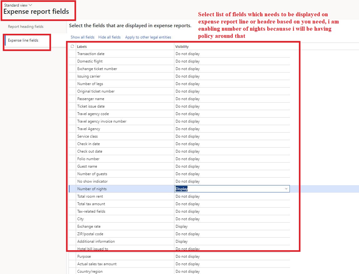 Expense Report Policy in Microsoft Dynamics 365 finance and operations ...